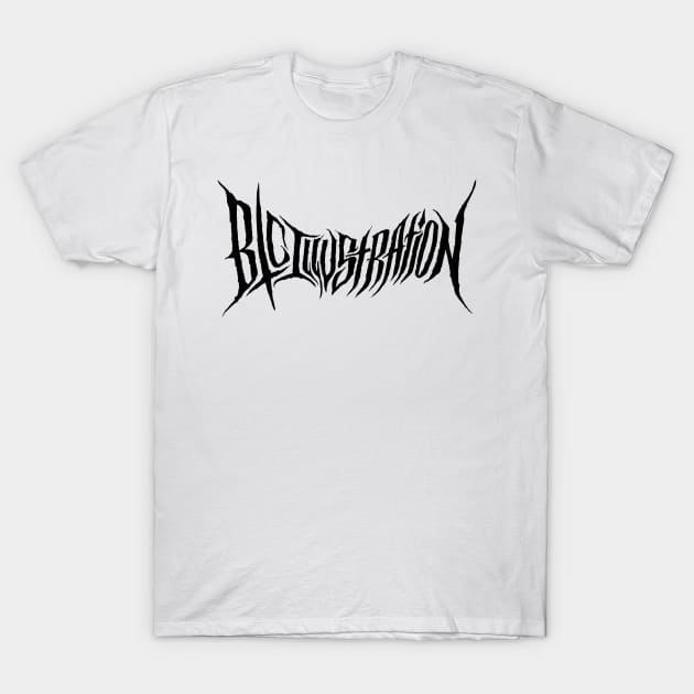 Death Metal 'btcillustration' Logo T-Shirt by btcillustration